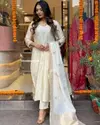 Akshar Designer Chanderi Silk Embroidery Kurti With Bottom Dupatta Wholesale
